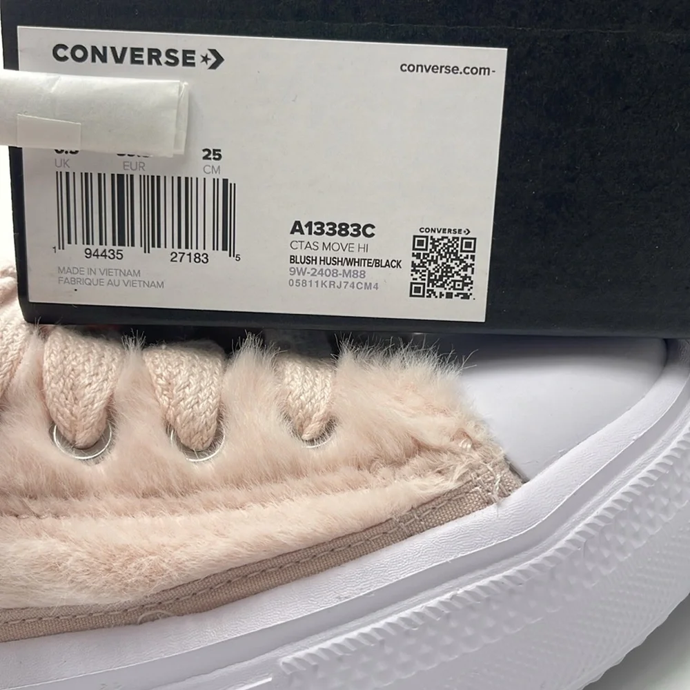 Converse WMNS Platform Sneakers High-Top A13383C TAS MOVE HI BLUSH HUSH/WHITE/BL